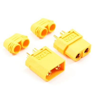 Etronix connecteurs XT60 m�le + XT60 femelle avec protections ET0796P