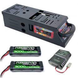 Fastrax banc de d&eacute;marrage + 2 batteries + chargeur