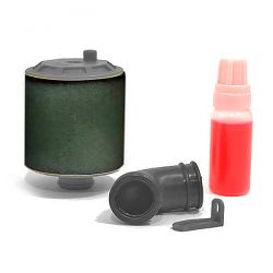 Fastrax kit de filtre à air avec coude et huile pour voiture rc 1/10 FAST851BK