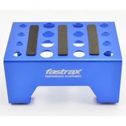 Fastrax stand de maintenance bleu pour voiture RC