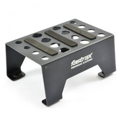 Fastrax stand de maintenance noir pour voiture RC