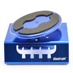 Fastrax stand de maintenance rotatif verrouillable en alu bleu FAST407B