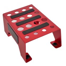 Fastrax stand de maintenance rouge pour voiture RC FAST410R