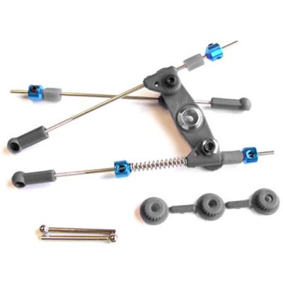 Fastrax tringlerie de gaz frein pour voiture 1/8 FAST440BK