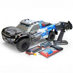 FTX Apache V2 Trophy Truck 1/10 4WD moteur brushless carrosserie bleue FTX5498V2B