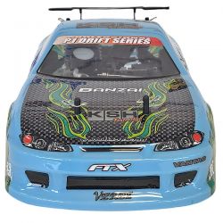 FTX Banzai 1/10 thermique piste 4WD carrosserie bleue FTX5534B