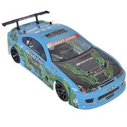 FTX Banzai 1/10 thermique piste 4WD carrosserie bleue FTX5534B