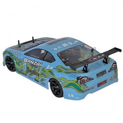 FTX Banzai 1/10 thermique piste 4WD carrosserie bleue FTX5534B