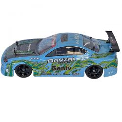 FTX Banzai 1/10 thermique piste 4WD carrosserie bleue FTX5534B