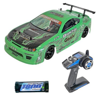 FTX Banzai Drift voiture RC 1/10 4WD moteur standard carrosserie verte