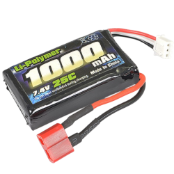 FTX batterie souple Li-Ion 1000 mAh 7,4V prise dean pour FTX Tracer FTX9791