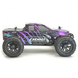 FTX Carnage 2.0 truck 1/10 4WD moteur brushless carrosserie violete FTX5539