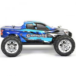 FTX Carnage 2.0 truck 1/10 4WD moteur charbon carrosserie bleue FTX5537B