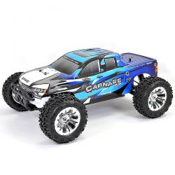 FTX Carnage 2.0 truck 1/10 4WD moteur charbon carrosserie bleue FTX5537B