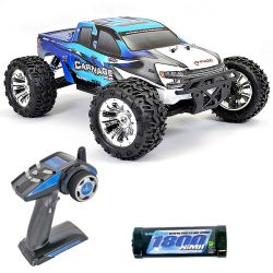 FTX Carnage 2.0 truck 1/10 4WD moteur charbon carrosserie bleue