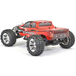 FTX Carnage 2.0 truck 1/10 4WD moteur charbon carrosserie rouge FTX5537R