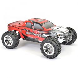 FTX Carnage 2.0 truck 1/10 4WD moteur charbon carrosserie rouge FTX5537R