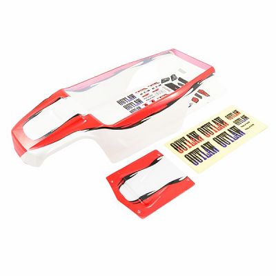 FTX carrosserie rouge pour le Outlaw 1/10 FTX8350R