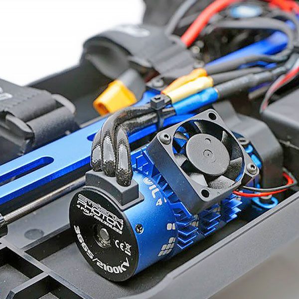 FTX Kahos Truggy RC 1/10 brushless 4X4 carrosserie bleue FTX5564B