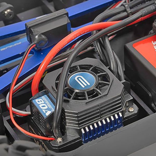 FTX Kahos Truggy RC 1/10 brushless 4X4 carrosserie bleue FTX5564B