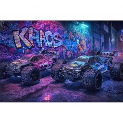 FTX Kahos Truggy RC 1/10 brushless 4X4 carrosserie bleue FTX5564B