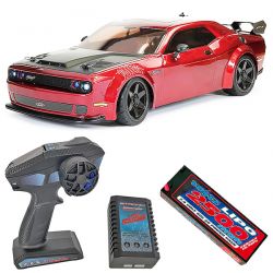 FTX Stinger voiture RC 1/10 piste 4WD moteur brushless carrosserie rouge