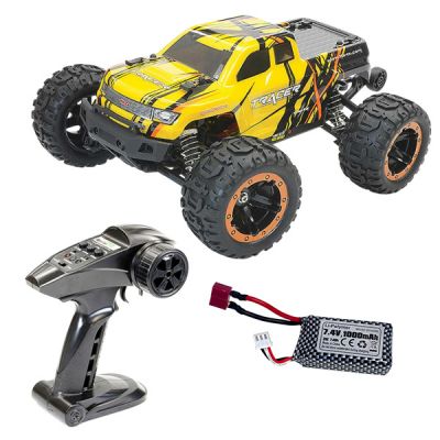 FTX Tracer monster truck 4WD 1/16 brushless carrosserie jaune FTX5596Y