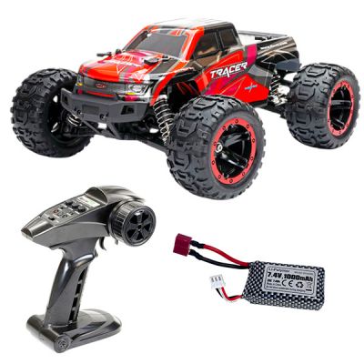 FTX Tracer monster truck 4WD 1/16 brushless carrosserie rouge FTX5596R