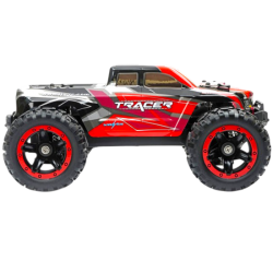 FTX Tracer monster truck 4WD 1/16 carrosserie rouge