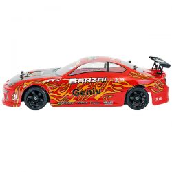 FTX voiture piste 1/10 4WD Bonzai moteur standard carrosserie rouge FTX5529