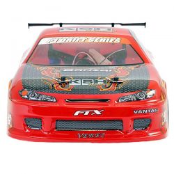 FTX voiture piste 1/10 4WD Bonzai moteur standard carrosserie rouge FTX5529