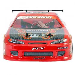 FTX voiture piste 1/10 4WD Bonzai moteur standard carrosserie rouge FTX5529