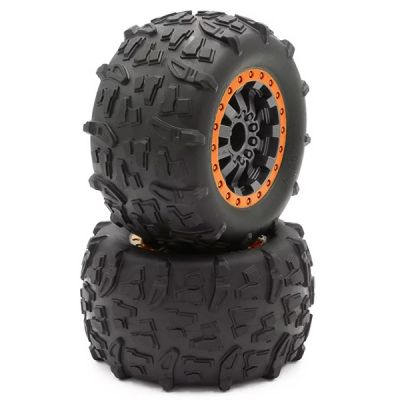 Funtek paire de roues compl�tes orange pour le STX FTK-21064