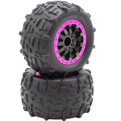 Funtek paire de roues compl�tes rose pour STX