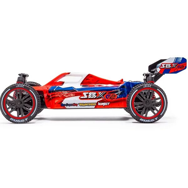 Funtek SBX G2 Buggy RC 4WD 1/12 RTR rouge - FTK-SBX-RTR-04