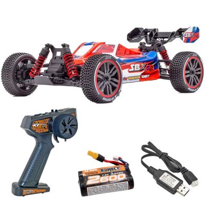 Funtek SBX G2 Buggy RC 4WD 1/12 RTR rouge - FTK-SBX-RTR-04