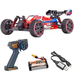 Funtek SBX G2 Buggy RC 4WD 1/12 RTR rouge - FTK-SBX-RTR-04