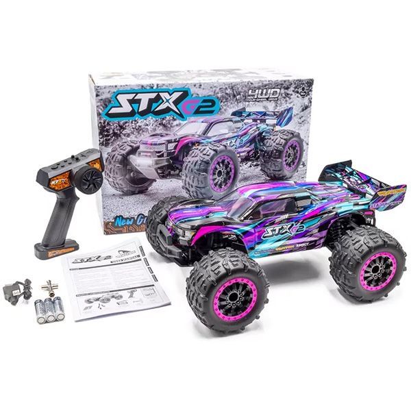 Funtek STX G2 Stadium Truck 4WD 1/12 XL carrosserie violette FTK-STX-G2-PU