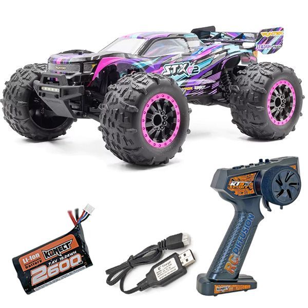Funtek STX G2 Stadium Truck 4WD 1/12 XL carrosserie violette FTK-STX-G2-PU