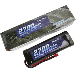  Gens Ace batterie Ni-Mh de 2700 mAh 7.2v prise Dean GE2-2700-1D