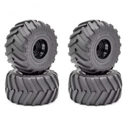 Hobbytech 4 roues à chevrons pour Monster Truck 1/10