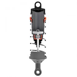 Hobbytech amortisseurs arrières 115mm big bore 16mm pour voiture RC 1/8 