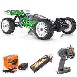 Hobbytech pack éco BX8 runner 4WD Buggy 1/8 moteur standard carrosserie verte