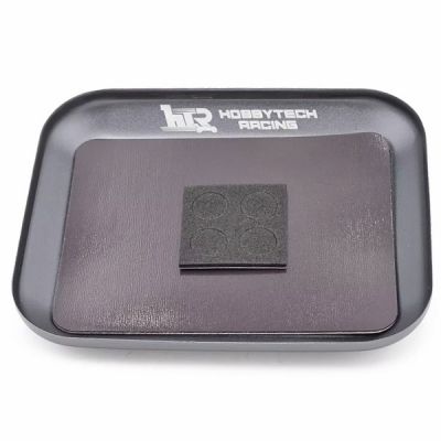 Hobbytech plateau magn�tique en alu pour visserie couleur gris