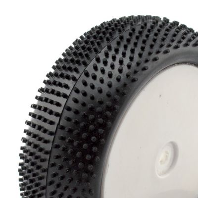 Hobbytech pneus mini picots avant pour buggy 1/10 coll�s sur jantes pleines