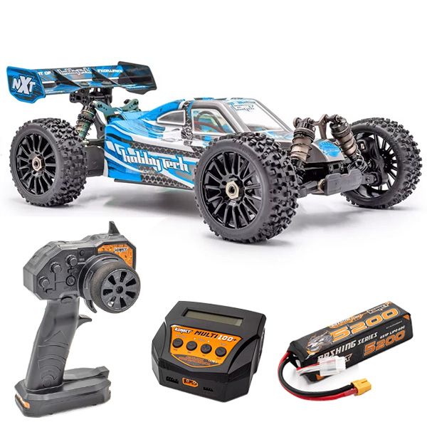 Buggy 1/10 thermique MHD Flash carrosserie bleue