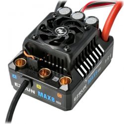 Hobbywing Contrôleur brushless 160A EZRUN MAX8 G2S pour voiture RC 1/8 prise XT-90 