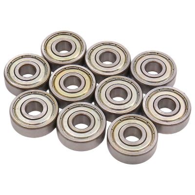 HRC jeu de10 roulements � billes flasques m�tal 4X8X3 mm HRC1208