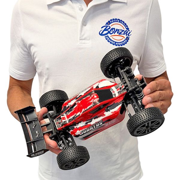 Jubatus Buggy RC &Eacute;lectrique 4WD 40 km/h RTR carrosserie rouge