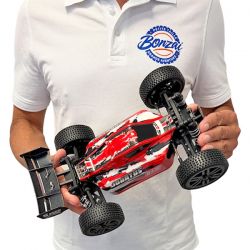 Jubatus Buggy RC &Eacute;lectrique 4WD 40 km/h RTR carrosserie rouge